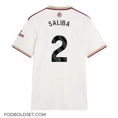 Arsenal William Saliba #2 Tredjetrøje 2025-26 Kortærmet